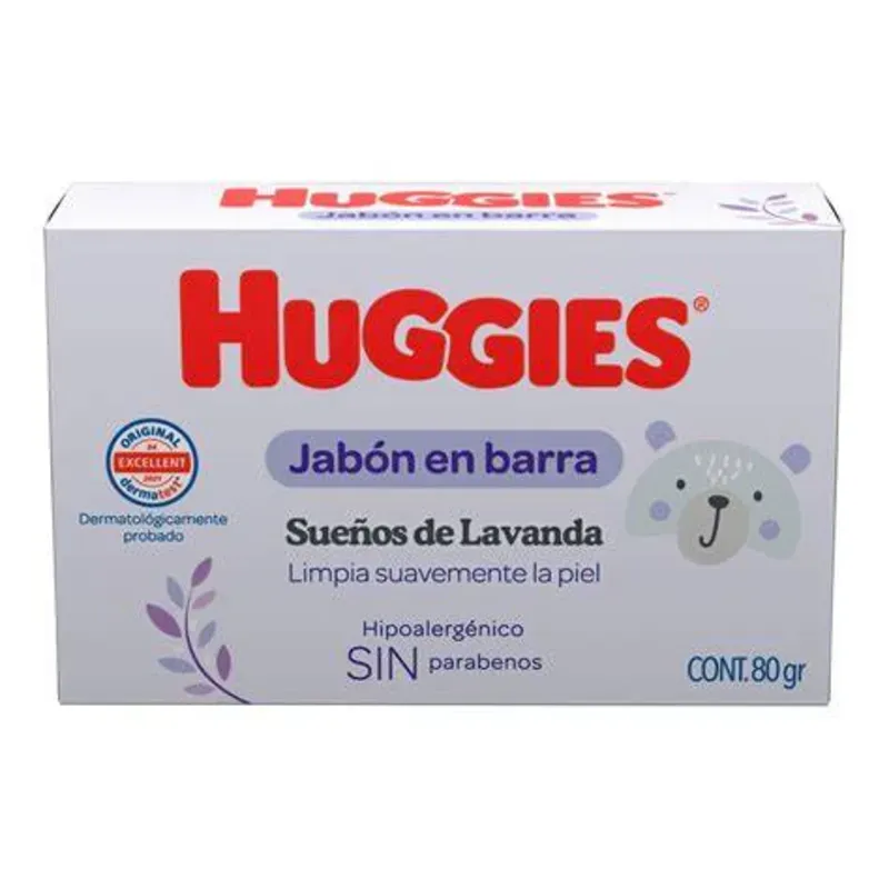 JABON HUGGIES 80G.