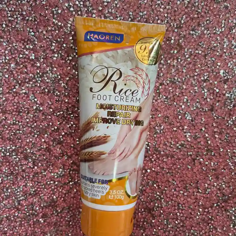Crema para los pies Haoren de Arroz  100 g
