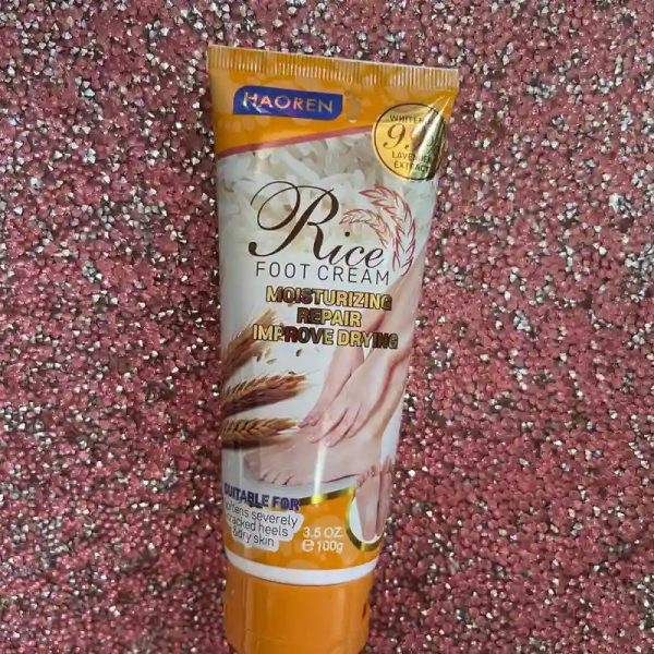 Crema para los pies Haoren de Arroz  100 g