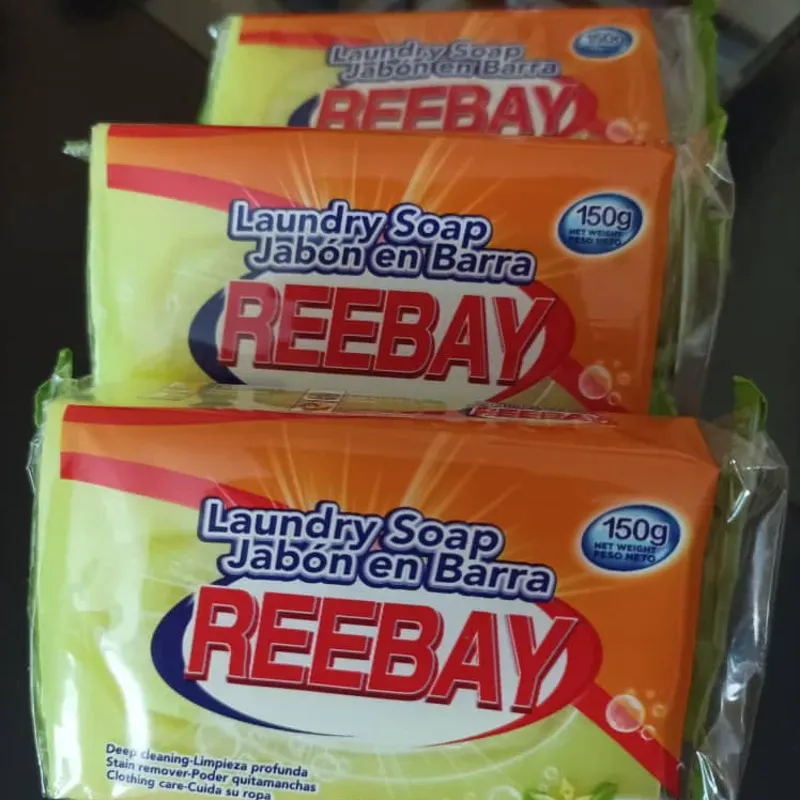 Jabón de lavar 160g Marca REEBAY(aromas limón)