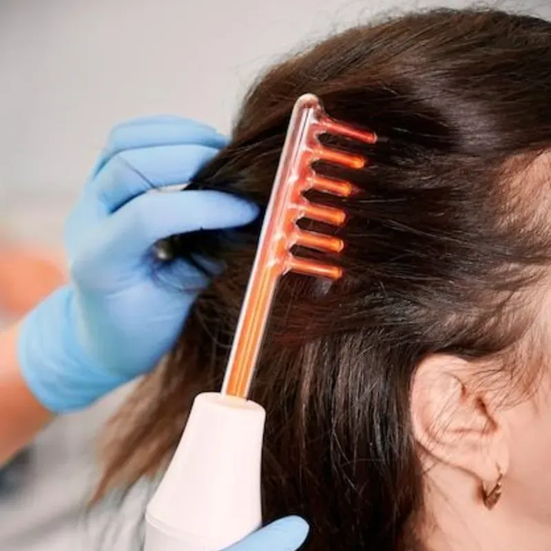 Masaje Craneal con Alta Frecuencia