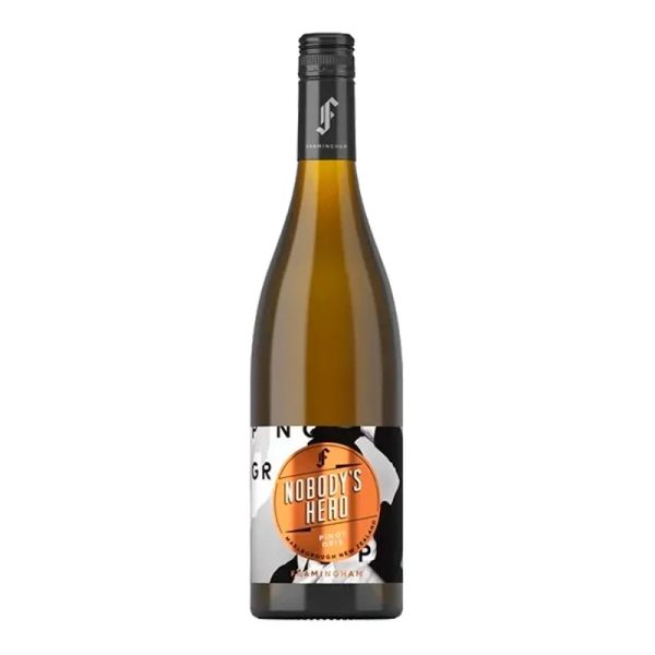 Vino Blanco Pinot Gris NOBODY´S HERO 750ml 6/Caja