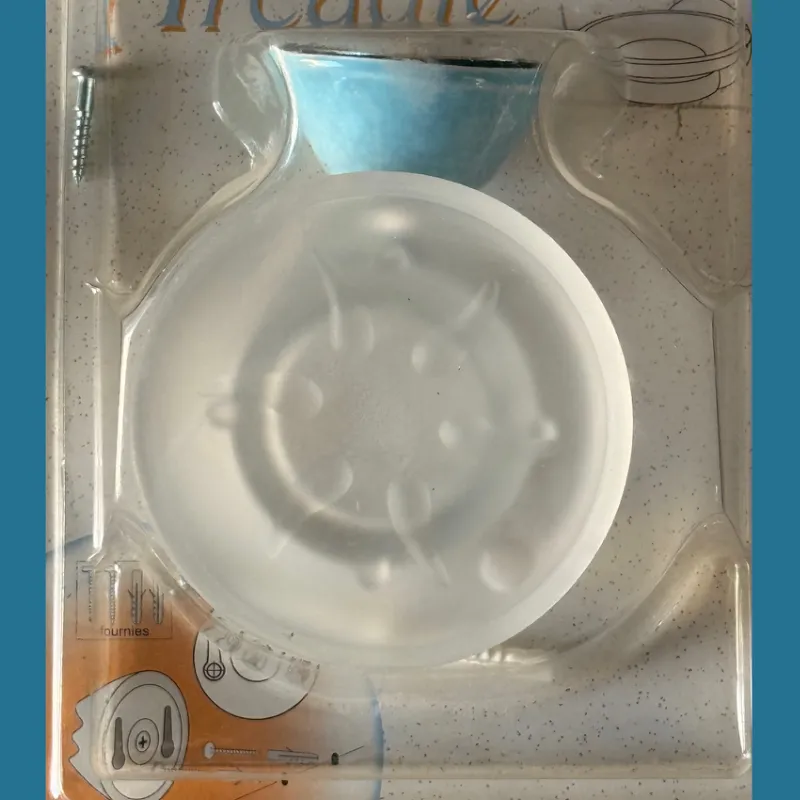 (8714) - Jabonera Blister Az/Cr Arcada