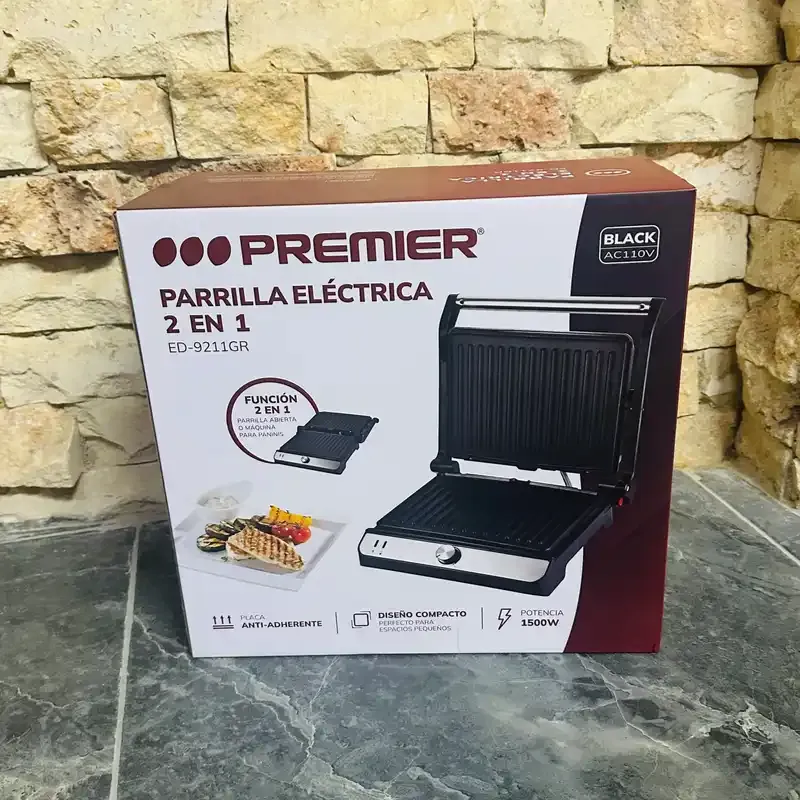 Parrilla Eléctrica 2 en 1