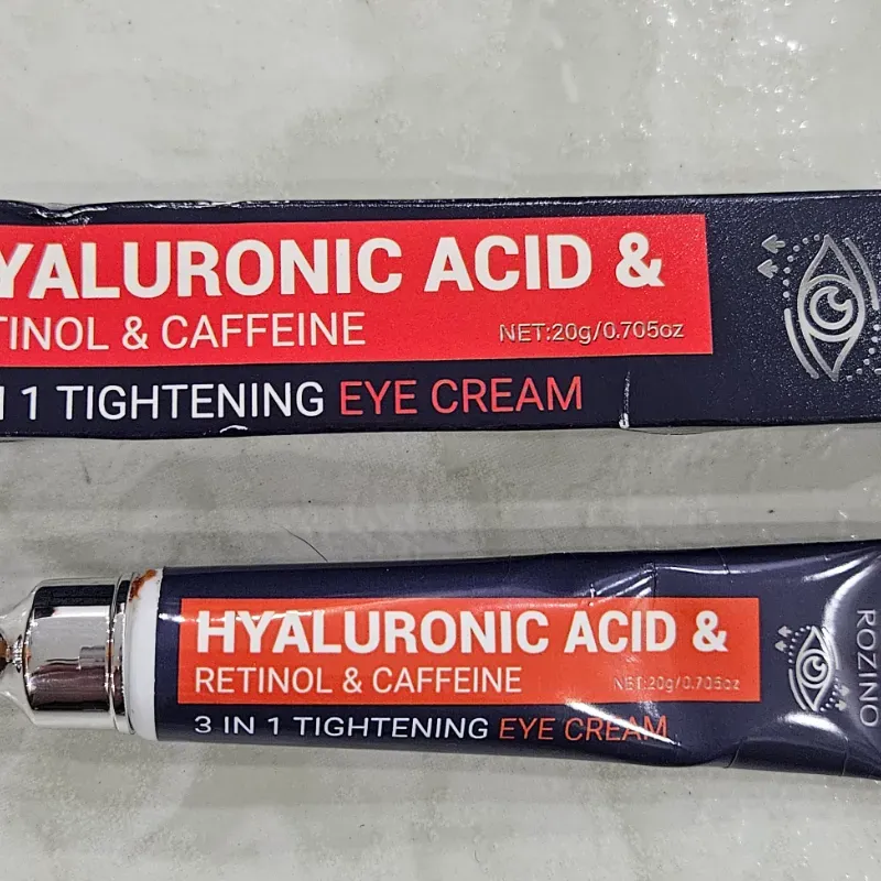 Contorno con ácido hialurónico, retinol y cafeína