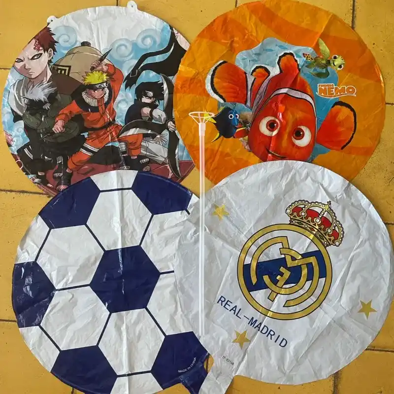 Globo con porta globo para niño