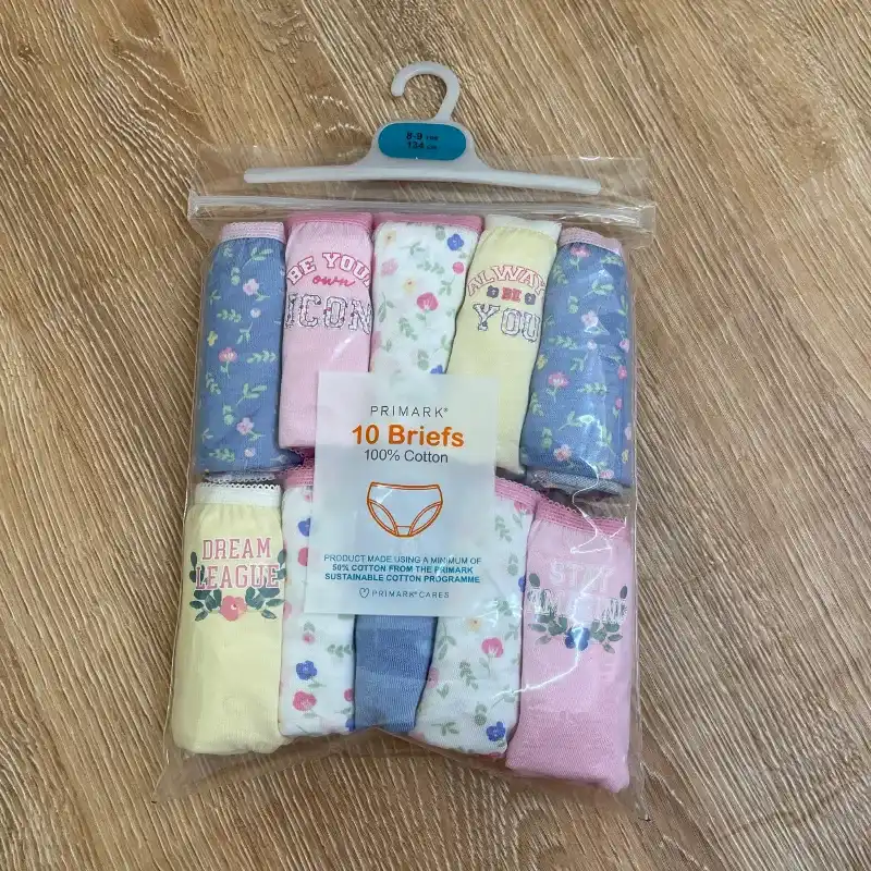 Set de 10 blumers con flores