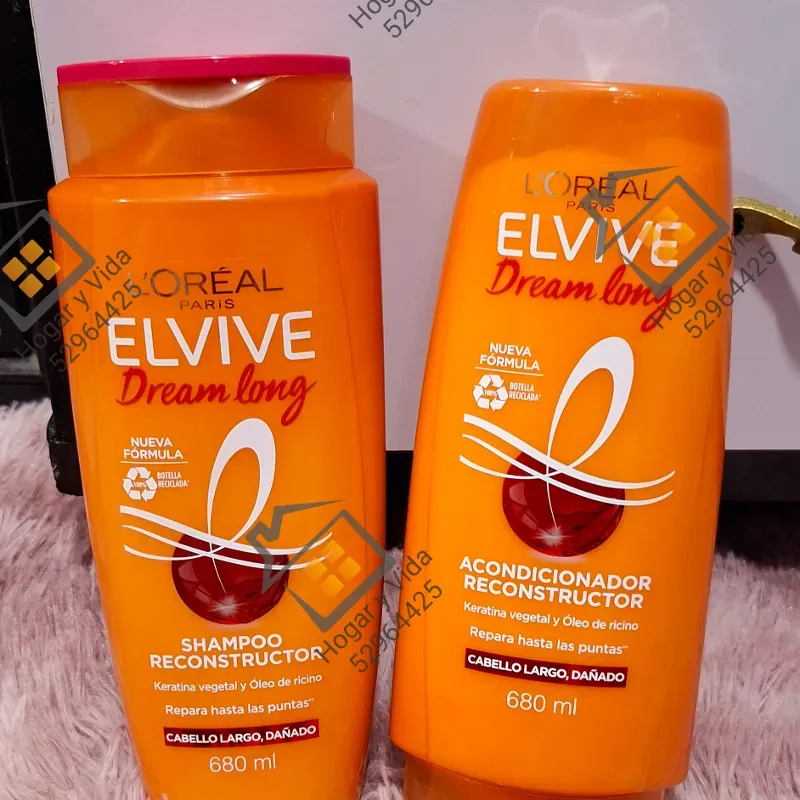 Juego d shampoo y acondicionador Recontructor Lore'al  680ml