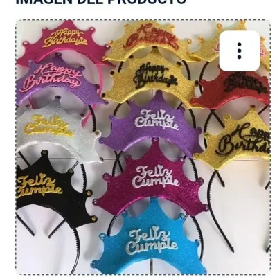 Coronas feliz cumpleanos