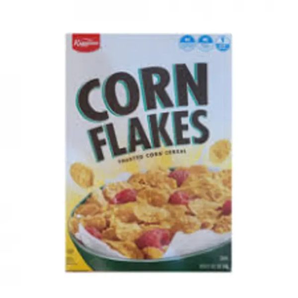 Cereal de maíz tostado Corn Flakes Kiggins (510 g / 1.12 lb)