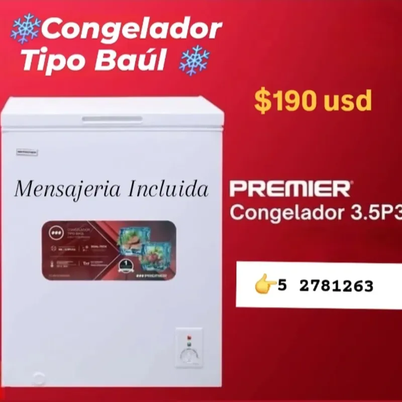 Freezer Tipo Baul Premier