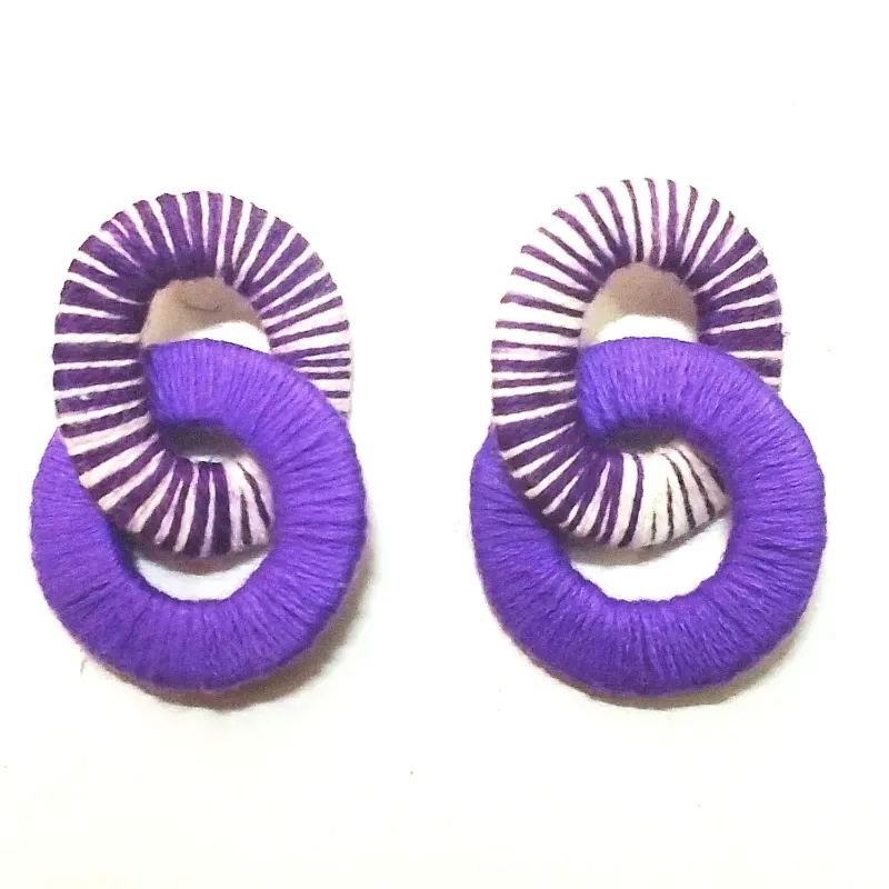 Aretes de eslabones