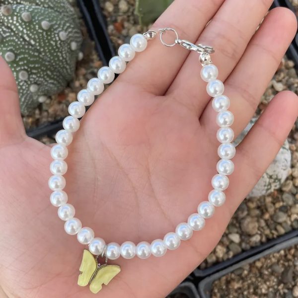 Tobillera de perlas
