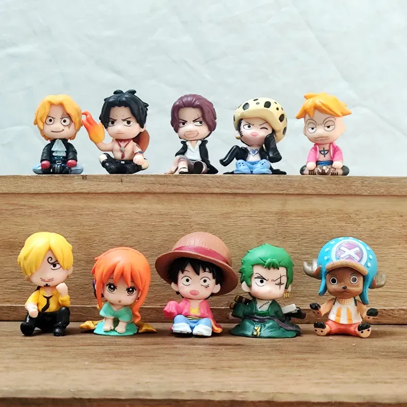 ‍☠️ Figuras One Piece (Luffy, Nami, Zoro, Ussop, Sanji y Ace)