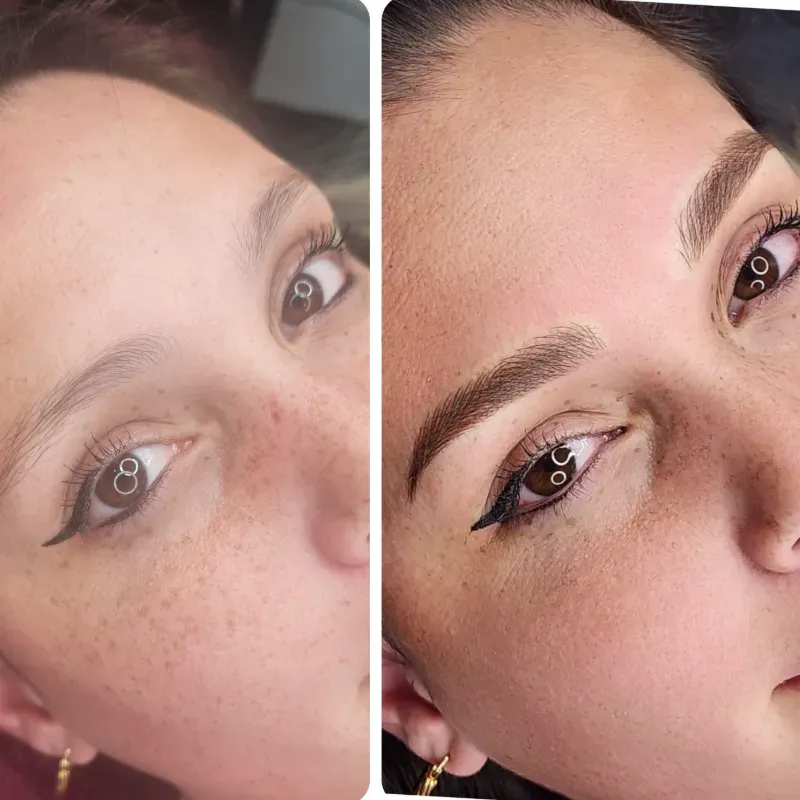 Micropigmentaciòn con técnicas combinadas.