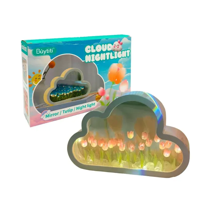 Espejo nube de tulipanes infinitos