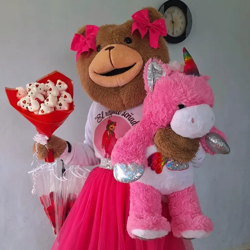 Entrega d peluches grandes 