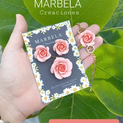 ✨Conjunto de Rosas Salmón✨