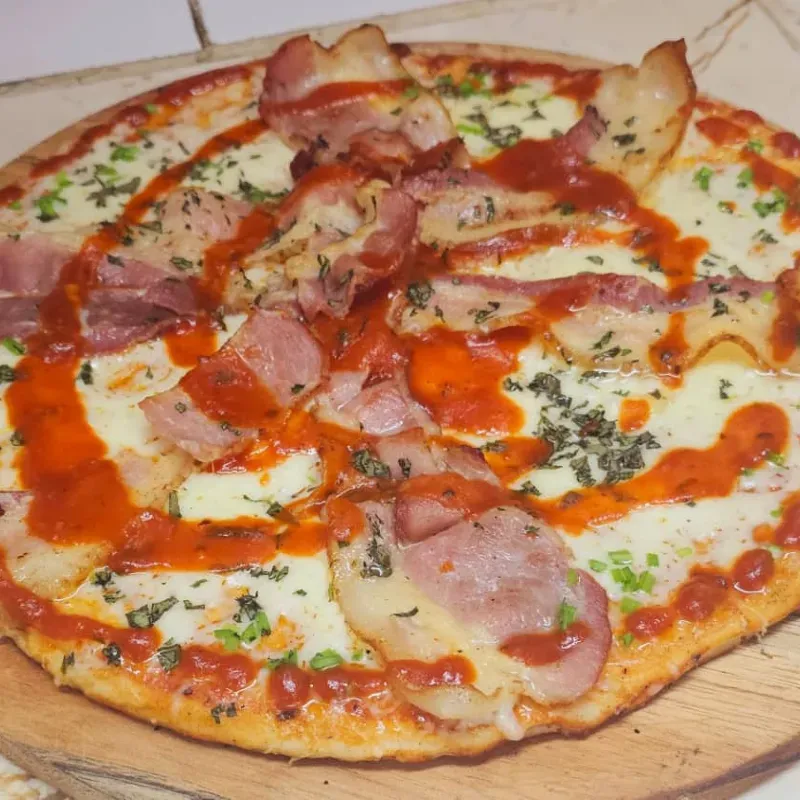 Pizza de Bacon