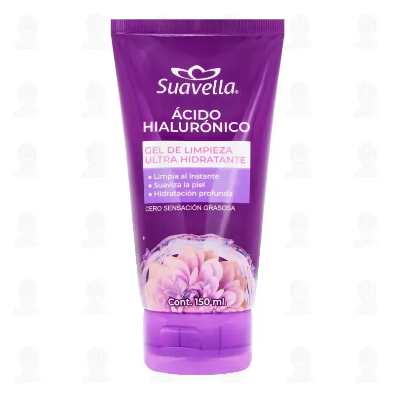 GEL DE LIMPIEZA ULTRA HIDRATANTE ACIDO HYALURONICO SUAVELLA 150ML
