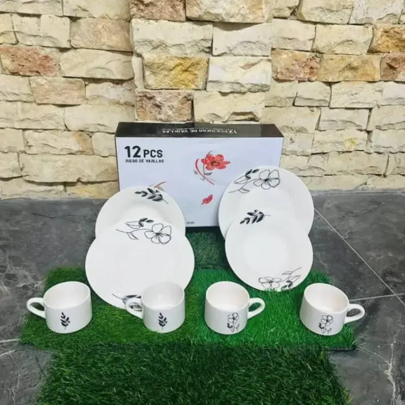 Juego de platos 12 piezas