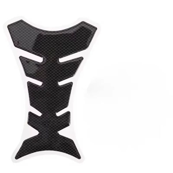 pegatina para tanque de moto negra silicona