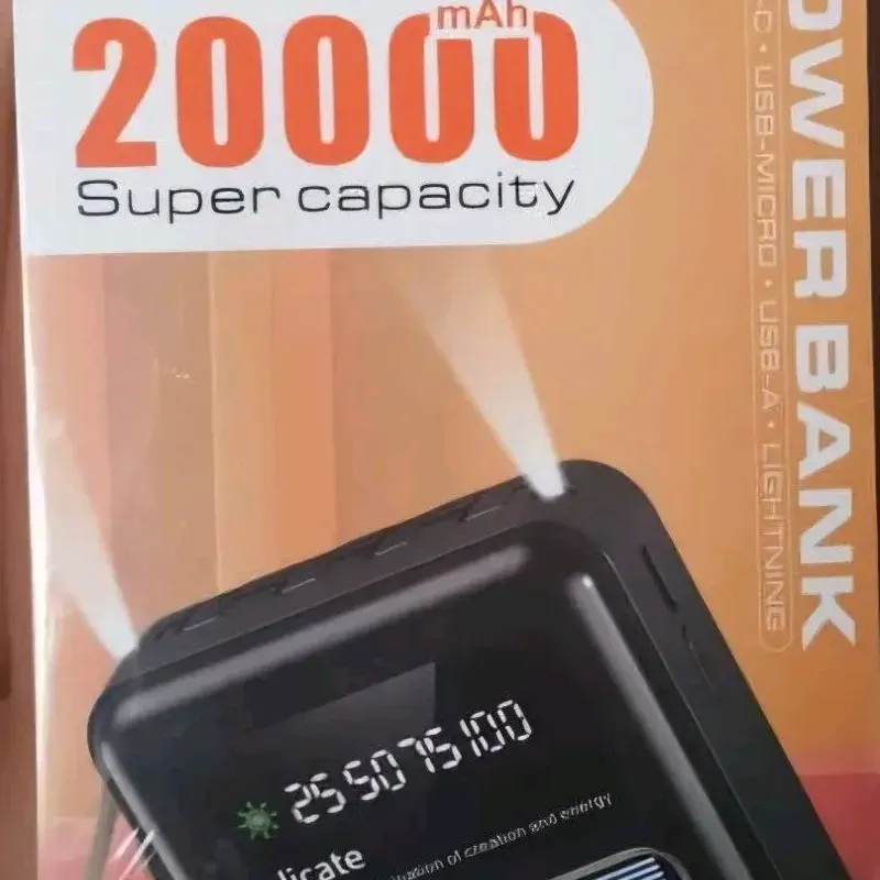 Cargador portátil para teléfonos 20 000 mAh