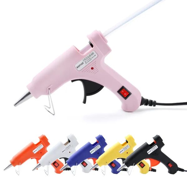  Pistola de Silicona Caliente 20W – Herramienta Profesional de Reparación y Manualidades