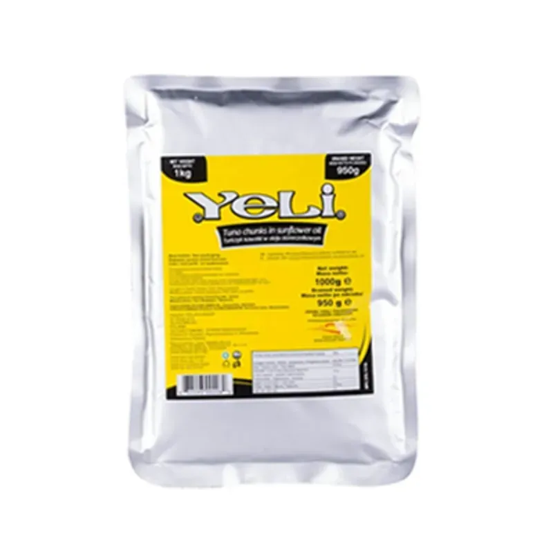 1202010 - Atun en Aceite de Girasol YELI Bolsa 1 Kg (Caja de 16 unidades - U/M: U