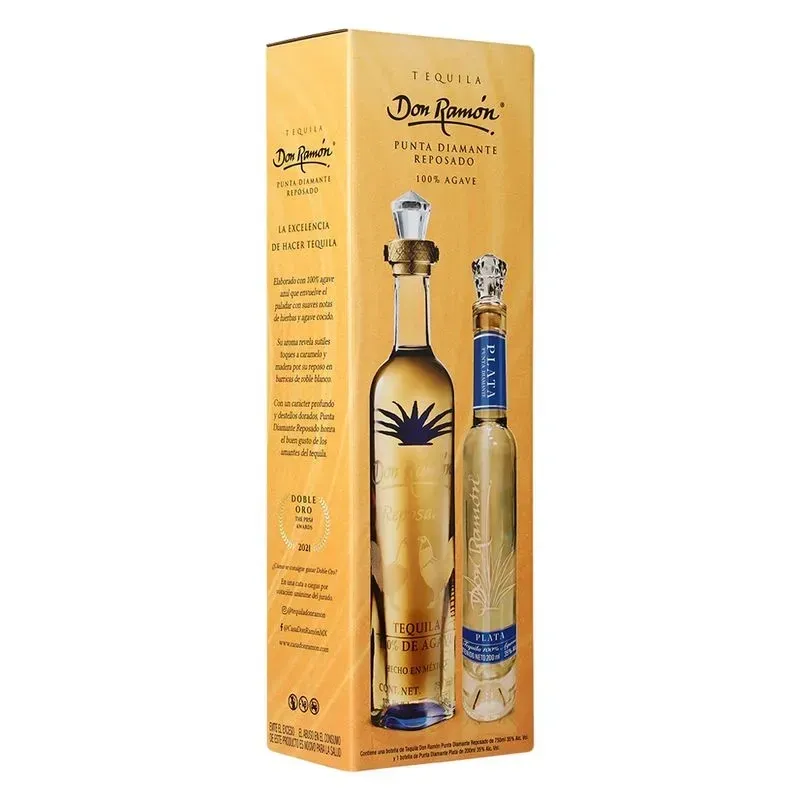 Estuche Tequila DR PD Reposado 750 ml & Plata 200 ml c(16332121)