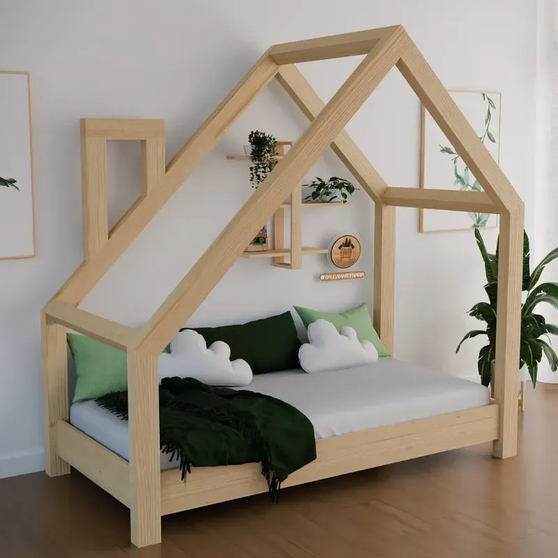 Camita infantil tipo casita