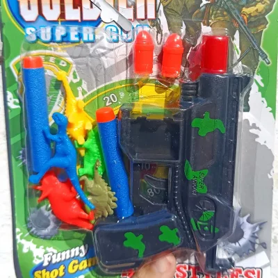 Pistola con accesorios