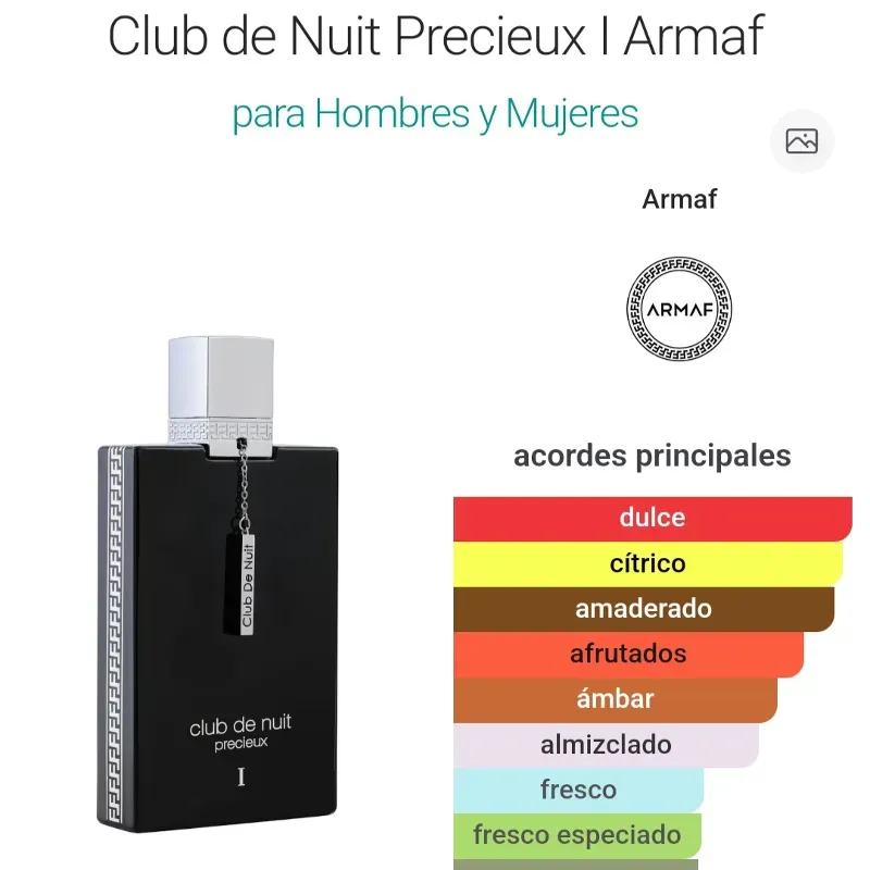 Club de Nuit Precieux I Armaf para Hombres y Mujeres