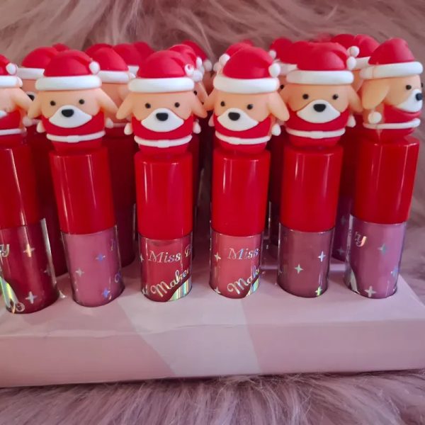 Labial perrito Navideño