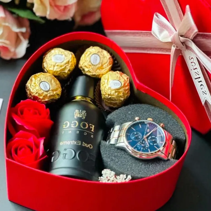 ❤️⌚ Cesta Corazón Elegancia Total