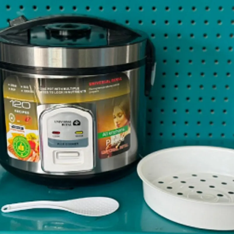 OLLA ARROCERA 1.8 LITROS , COLOR GRIS , MARCA UNIVERSAL ROYAL, REF:IU-OA01