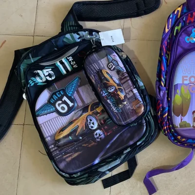 Mochila de niños con cartuchera