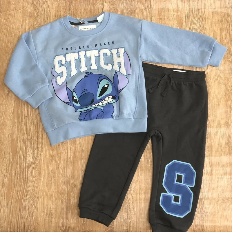 Conjunto de Stitch color azul