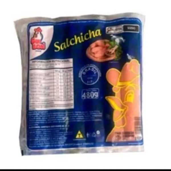 Salchichas de pollo