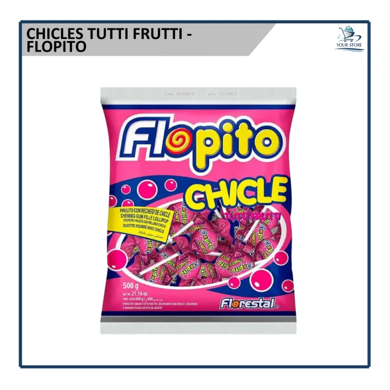 Chicles Tutti Frutti - Flopito (500g)