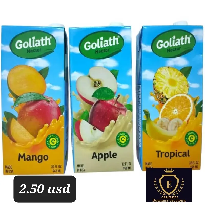 Caja de jugo GOLIATH
