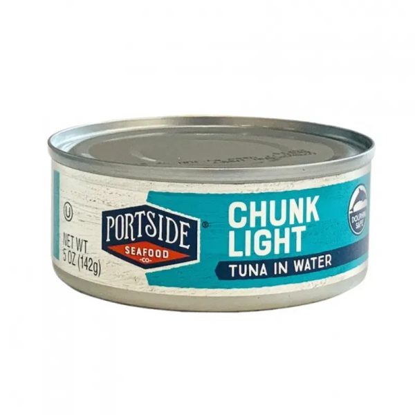 Atún claro en Trozos en agua Portside (142 g)
