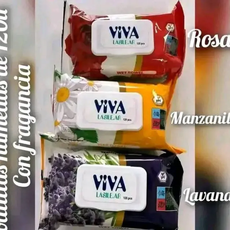Toallitas Húmedas VIVA LABILEAF – 120 unidades