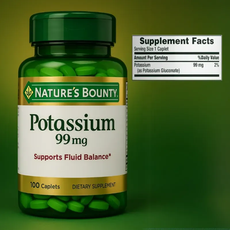 Potasio Natures Bounty 100 caps