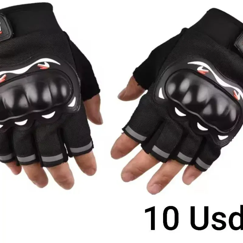Guantillas negras para motos