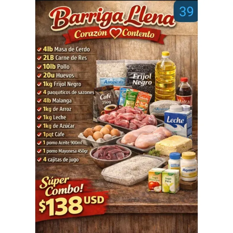 Combo #39(Gusto Familiar)