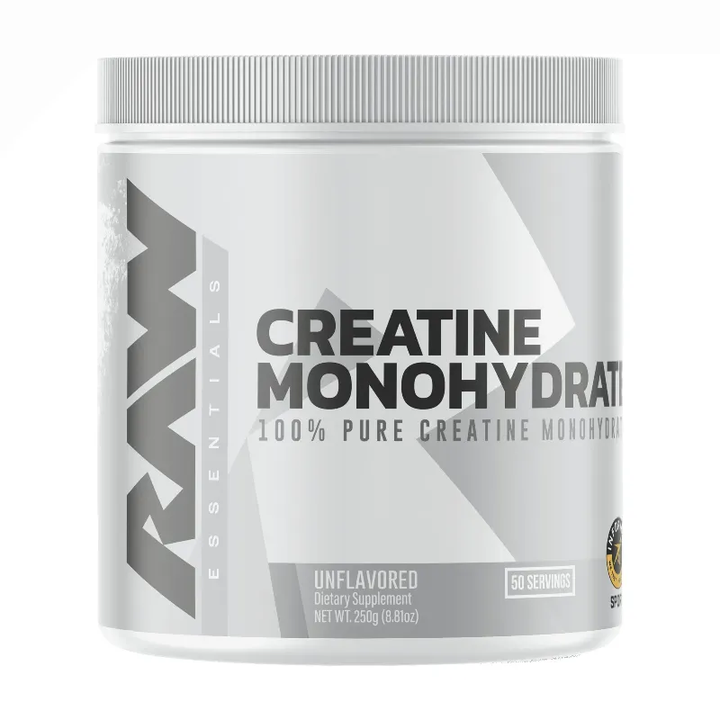 Creatina RAW Nutrition Essential 100% Pura Monohidratada