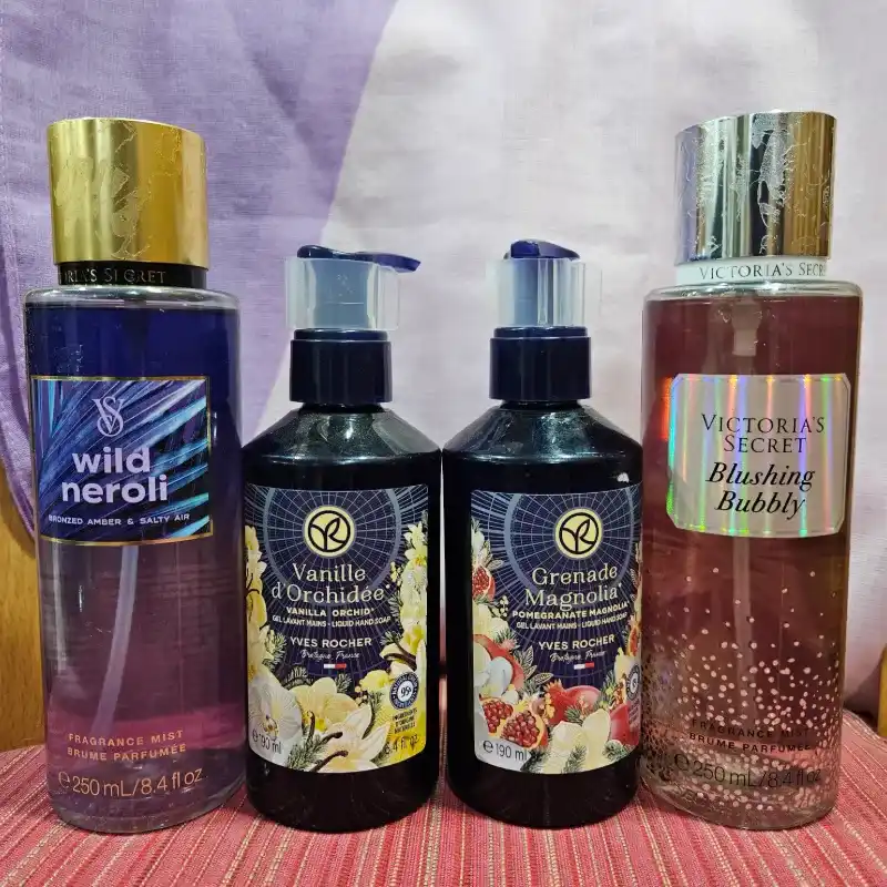 Colonia Victoria's Secret y gel para manos