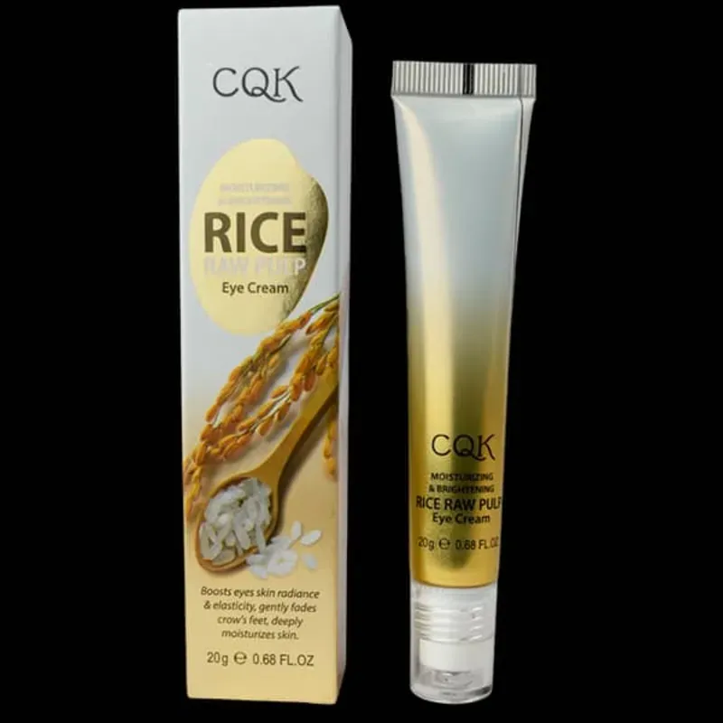 Crema de arroz para el contorno de ojos