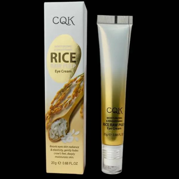 Crema de arroz para el contorno de ojos